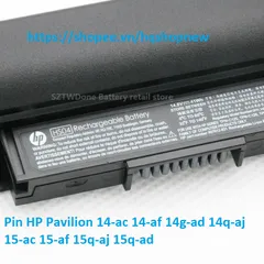 Pin Laptop HP Pavilion 14-ac, 14-af,14g-ad , 14q-aj, 15-ac, 15-af, 15q-aj, 15q-ad, 14-am HS03 HS04 HSTNN-LB6U - LB6V PHỤ