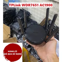 Bộ Phát Router Wifi6 TP-Link AC1900 WDR7651 - Wifi Tốc Độ Cao, Hỗ Trợ MESH, Hàng Cũ Chất Lượng Tốt, Dễ Dàng Cài Đặt