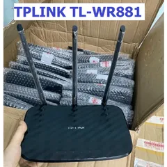 🔝 Bộ phát Wifi TPLink 3 râu XUYÊN TƯỜNG TL-WR880/TL-WR881/TL-890N đã qua sử dụng, tốc độ 450Mbps tải mạng khỏe