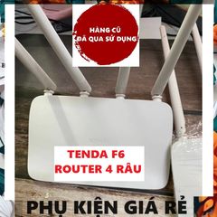 Bộ phát Wifi TENDA F6 Hàng Cũ 4 Râu - Router Tốc Độ 300Mbps, Phát Sóng Mạnh, Hỗ Trợ Cài Đặt Đơn Giản