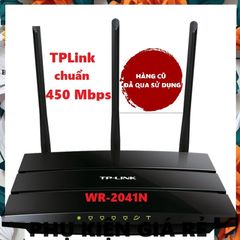 Bộ phát Wifi TP-Link 2041N Hàng Cũ - Router 3 Râu Tốc Độ 450Mbps Phát Sóng Mạnh Xuyên Tường - Thiết Bị Kết Nối Internet Chất Lượng