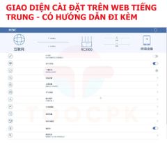 Bộ Phát WiFi 6 H3C Magic RC3000 - Router AX3000 Mbps, Hỗ Trợ MESH & Roaming, Phủ Sóng Tối Ưu Cho Diện Tích 120m² - Hàng Cũ Chất Lượng Cao