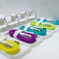 Cáp Sạc Pisen Micro USB Dây Dẹt 800mm Siêu Bền Nhiều Màu Độc Đáo - Phụ Kiện Dành Cho Điện Thoại và Máy Tính Bảng Android