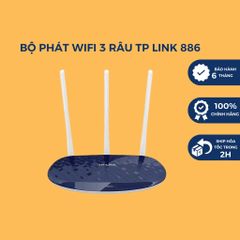 Bộ Phát Wifi TPLINK TL-886N Cũ - Xuyên Tường 3 Râu, Tốc Độ 450Mbps, Thiết Kế Dễ Dàng Cài Đặt, Hàng Đẹp Như Mới