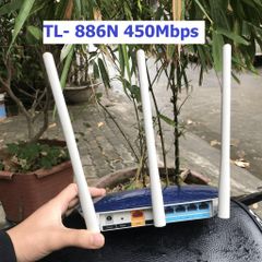 Bộ Phát Wifi TPLINK TL-886N Cũ - Xuyên Tường 3 Râu, Tốc Độ 450Mbps, Thiết Kế Dễ Dàng Cài Đặt, Hàng Đẹp Như Mới