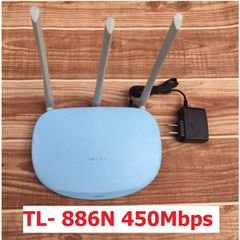 Bộ phát Wifi TP-Link TL-886N 3 râu XUYÊN TƯỜNG tốc độ 450Mbps - Hàng cũ, mạnh mẽ, dễ cài đặt, bảo hành dài hạn