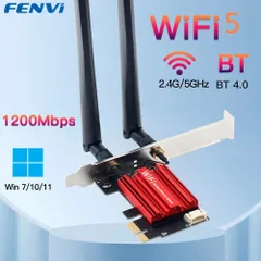 🔝 Card mạng Card wifi Bluetooth Fenvi Wifi 5 Pci-e Không Dây Ac1200 Băng Tần Kép 2.4G/5GHz 802.11ac Cho máy tính