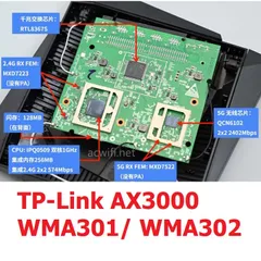 Bộ Phát Router Wifi6 TP-Link AX3000 WMA301/WMA302 - Tốc độ 3 Gbps, MESH 2 Băng Tần, WiFi 6, Hàng Cũ, Chất Lượng Cao
