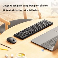 Combo Bàn Phím Chuột Không Dây Acer LK41 - Giảm ồn, có phím số, bền bỉ làm văn phòng công ty