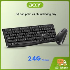 Combo Bàn Phím Chuột Không Dây Acer LK41 - Giảm ồn, có phím số, bền bỉ làm văn phòng công ty