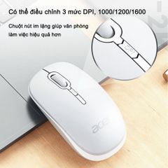 Combo Bàn Phím Chuột Không Dây Acer LK41 - Giảm ồn, có phím số, bền bỉ làm văn phòng công ty