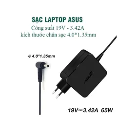 🔝 Sạc laptop Asus 19v-3.42A / 2.37A / 1.75A Loại tốt - ADAPTER ASUS - Sạc ASUS chân to / nhỏ