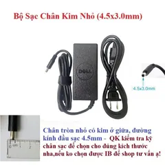 🔝 Sạc Laptop Dell 19.5V - 4.62A - 90W / 19.5V - 3.34A - 65W Chân to / Chân nhỏ Sạc máy tính