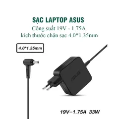 🔝 Sạc laptop Asus 19v-3.42A / 2.37A / 1.75A Loại tốt - Sạc ASUS chân to / nhỏ - sạc máy tính ASUS