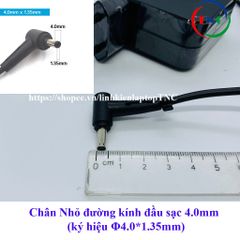 Sạc Laptop ASUS 19V 2.37A 45W Chân Nhỏ 4.0mm - Hàng Chính Hãng, Bảo Hành 12 Tháng, Thích Hợp Model VivoBook S14, UX410