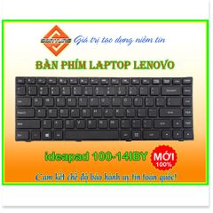 Bàn phím laptop Lenovo Ideapad 100-14iby - Thay thế cáp góc, US Layout, Độ nhạy cao, Bảo hành 09 tháng, Khắc laser chống mờ chữ