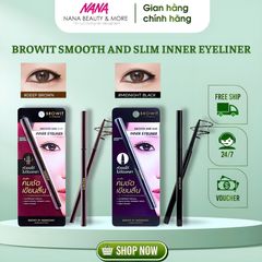 Kẻ Viền Mắt Browit Chống Nước 0.1g - Sáp Mỏng Dễ Dùng, Đen Sắc Nét, Tạo Hình Đôi Mắt Tự Nhiên, Đậm Đà, Thái Lan