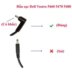 🔝 Sạc Laptop Dell Vostro 5460 5470 5480 5560 chân nhỏ 19.5V  4.62A