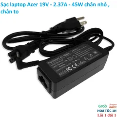 [Sạc zin] Sạc laptop Acer 19V - 2.37A - 45W chân nhỏ , chân to PHỤ KIỆN LAPTOP