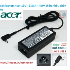 [Sạc zin] Sạc laptop Acer 19V - 2.37A - 45W chân nhỏ , chân to PHỤ KIỆN LAPTOP