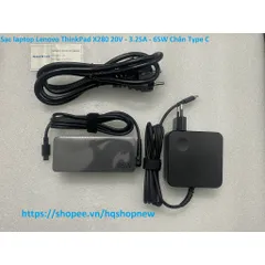 [Sạc zin] Sạc laptop Lenovo ThinkPad X280 20V - 3.25A - 65W Chân Type C PHỤ KIỆN LAPTOP