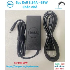 Sạc Laptop Dell 19.5V - 2.31A - 45W / 19.5V - 3.34A - 65W / 19.5V - 4.62A - 90W Chân to Chân nhỏ Sạc máy tính Dell PHỤ K