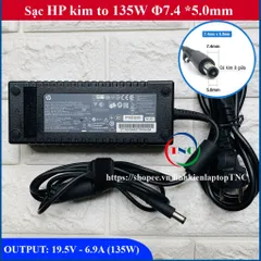 🔝 Sạc Laptop HP 135W 19.5V - 6.9A EliteBook 8540w 8560w 8570w 8530w 8530p 8540p 8560p 8570p Sạc theo máy đã qua sử dụng