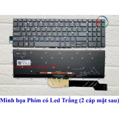 Bàn phím Laptop Dell Vostro 5568 3580 7570 7580 Model P65F Zin có Led / Không Led - phím trong máy PHỤ KIỆN LAPTOP