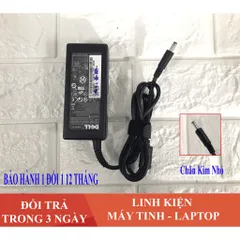 🔝 Sạc Laptop Dell 19.5V - 3.34A - 65W Chân Kim Nhỏ Loại Tốt ( ZIN ) dùng cho Dell 5568 3558 3458