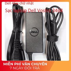 Sạc Laptop Dell Vostro 3468 Chính Hãng - 45W/65W Có Đèn Báo - Phụ Kiện Laptop Chất Lượng Cao, Mới 100%