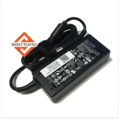 🔜 Sạc laptop dell 19.5v 3.34a/4.62a chân tròn to có kim ở giữa - tặng kèm dây nguồn xịn