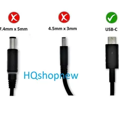 Sạc laptop Dell Precision 5530 5540 XPS 9575 9570 20V - 6.5A - 130W Chân type usb C PHỤ KIỆN LAPTOP