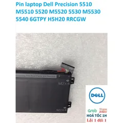 Pin laptop Dell Precision 5510 M5510 5520 M5520 5530 M5530 5540 6GTPY H5H20 RRCGW PHỤ KIỆN LAPTOP