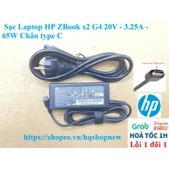 Sạc Laptop HP ZBook x2 G4 20V - 3.25A - 65W Chân type C PHỤ KIỆN LAPTOP