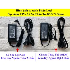 [Chân To] Sạc Laptop Asus 19V  3.42A  65W (ADAPTER ASUS 19V-3.42A) PHỤ KIỆN LAPTOP