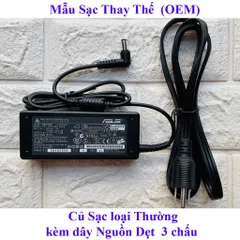 [Chân To] Sạc Laptop Asus 19V  3.42A  65W (ADAPTER ASUS 19V-3.42A) PHỤ KIỆN LAPTOP