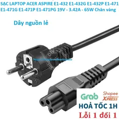 [Sạc zin] SẠC LAPTOP ACER ASPIRE E1-432 E1-432G E1-432P E1-471 E1-471G E1-471P E1-471PG 19V - 3.42A - 65W Chân vàng PHỤ