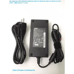 Sạc Laptop Acer Nitro AN515-52 AN515-55 AN515-57 AN515-45 AN517-51 AN715-51 19.5V - 9.23A  - 180W chân 5.5 * 1.7mm PHỤ K