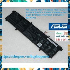 Pin Laptop Asus VivoBook Flip 14 (X421DA, X413EA, TM420) - Pin Thay Thế Chính Hãng, Mới 100%, Bảo Hành 5 Tháng, Kim Cương Chất Lượng