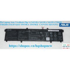 Pin Laptop Asus VivoBook Flip 14 (X421DA, X413EA, TM420) - Pin Thay Thế Chính Hãng, Mới 100%, Bảo Hành 5 Tháng, Kim Cương Chất Lượng