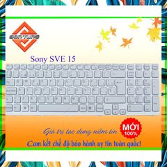 Bàn Phím Laptop Sony VAIO Sve15 Trắng - Phụ Kiện Chính Hãng, Độ Nhạy Cao, Bảo Hành 09 Tháng