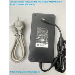 [Sạc zin] Sac laptop Dell Precision M6700 M6800 M6600 19.5V - 12.3A - 240W Chân kim to PHỤ KIỆN LAPTOP
