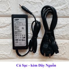 Sạc Laptop Samsung 19V 3.16A - Đầu cắm 5.5mm x 3.0mm kèm dây nguồn - Bảo hành 12 tháng, chất lượng cao, tương thích với nhiều mẫu laptop