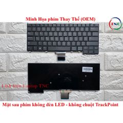 Bàn Phím Laptop Dell Latitude E7440 E7240 Không Đèn LED - Thay Thế Chất Lượng Cao, Dễ Lắp Ráp, Ngôn Ngữ Tiếng Anh, Màu Đen