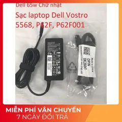 [Sạc zin] Sạc laptop Dell Vostro 5568 P62F P62F001 19.5V - 2.31A - 3.34A - 45W - 65W Chân kim nhỏ 4.5 x 3.0 mm PHỤ KIỆN