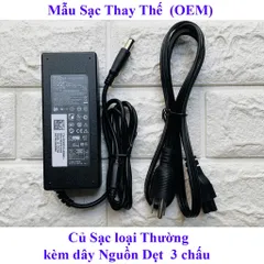 [Chân To] Sạc Laptop Dell Chân Kim To 19.5V 4.62A - Kèm Dây Nguồn PHỤ KIỆN LAPTOP