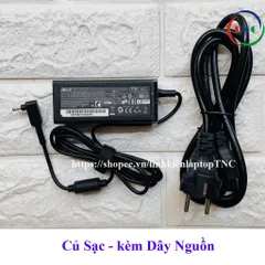 🔝 Sạc Laptop Acer Swift 19V  2.37A (45w) chân nhỏ đường kính đầu sạc 3mm