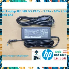 [Sạc zin] Sạc Laptop HP 348 G5 19.5V - 3.33A - 65W Chân xanh nhỏ PHỤ KIỆN LAPTOP