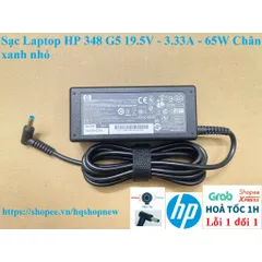 [Sạc zin] Sạc Laptop HP 348 G5 19.5V - 3.33A - 65W Chân xanh nhỏ PHỤ KIỆN LAPTOP
