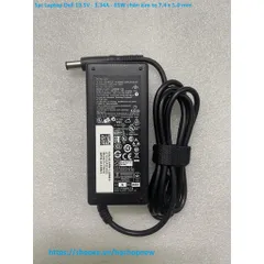 [Sạc zin] Sạc Laptop Dell 19.5V - 3.34A - 65W chân kim to 7.4 x 5.0 mm PHỤ KIỆN LAPTOP